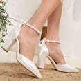 thumbnail image 4 of Agnes - Tacones de novia color marfil y perla crema 23 CM, 4 of 6