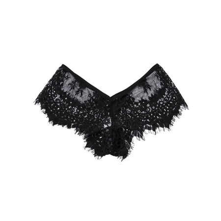

Spring hue Women Lace Briefs Open Crotchless Panties G-string Underwear