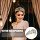 thumbnail image 4 of Tiara de novia con diamantes de imitación para niña, corona de boda, diadema de novia con diamantes de imitación, 4 of 8
