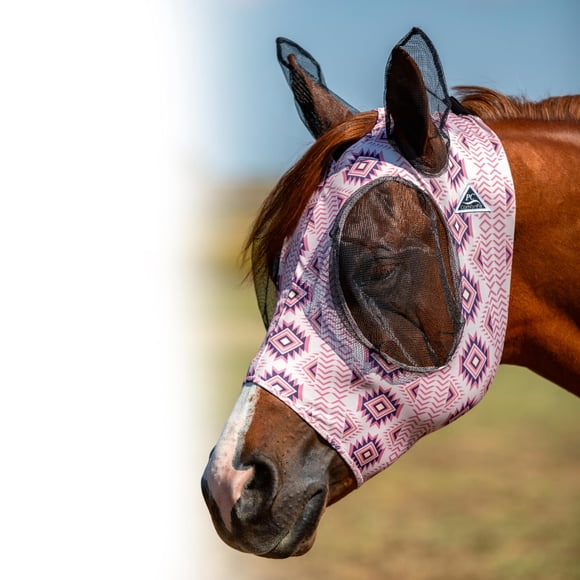 Máscara anti-moscas Professional's Choice Comfort-Fit Warmblood Clay