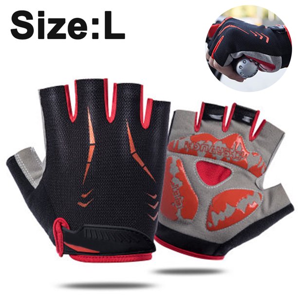 Guantes de entrenamiento de cuero premium para mujeres y hombres - Guantes de levantamiento de pesas acolchados con diseño antideslizante - Guantes de gimnasio para levantamiento de pesas, pesas rusas, entrenamiento de gimnasia, ciclismo, remo y ciclismo MFZFUKR 220491-8