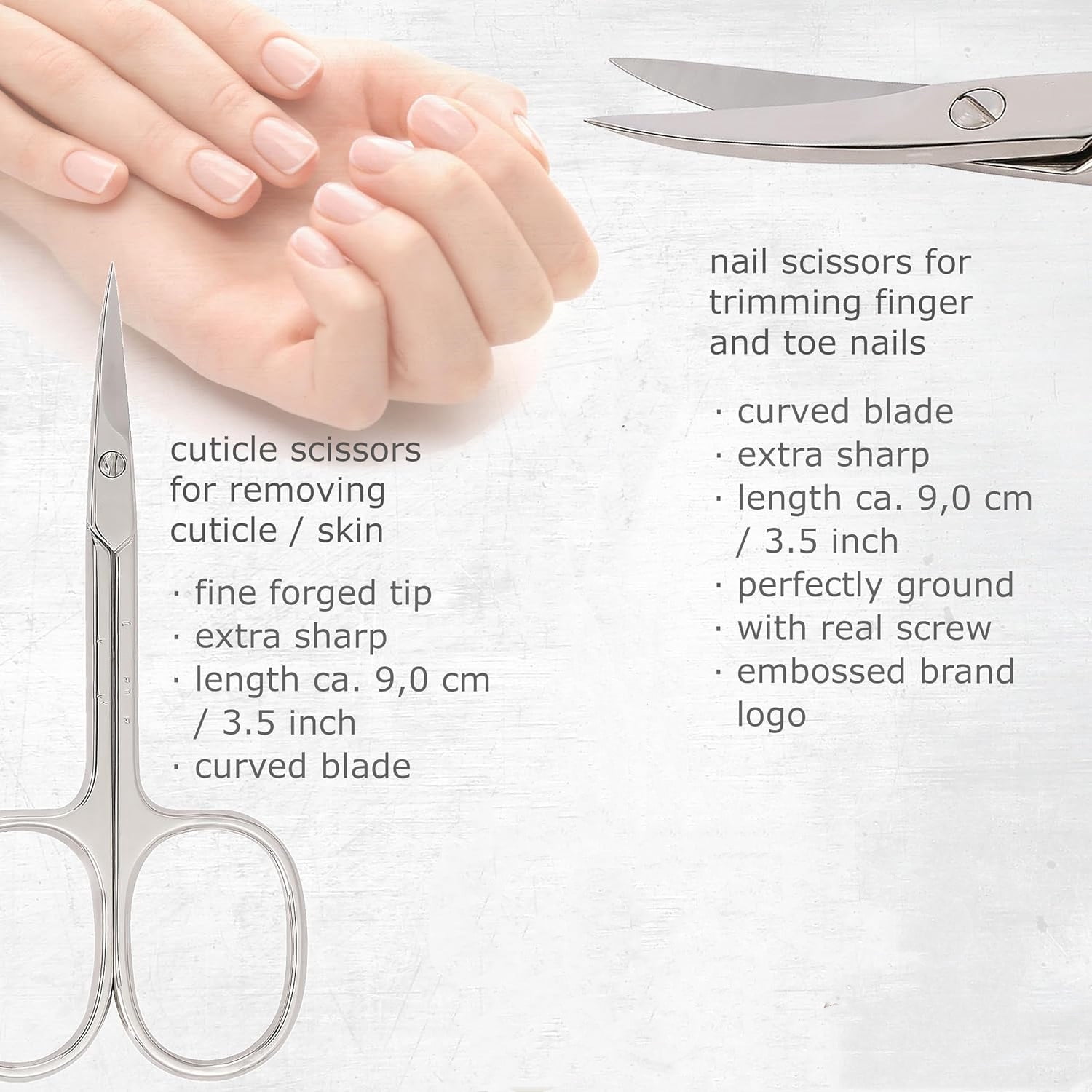 quality8 piece manicure pedicure grooming kit set for professional finger & toe nail care scissors clipper fashion leather case in gift box