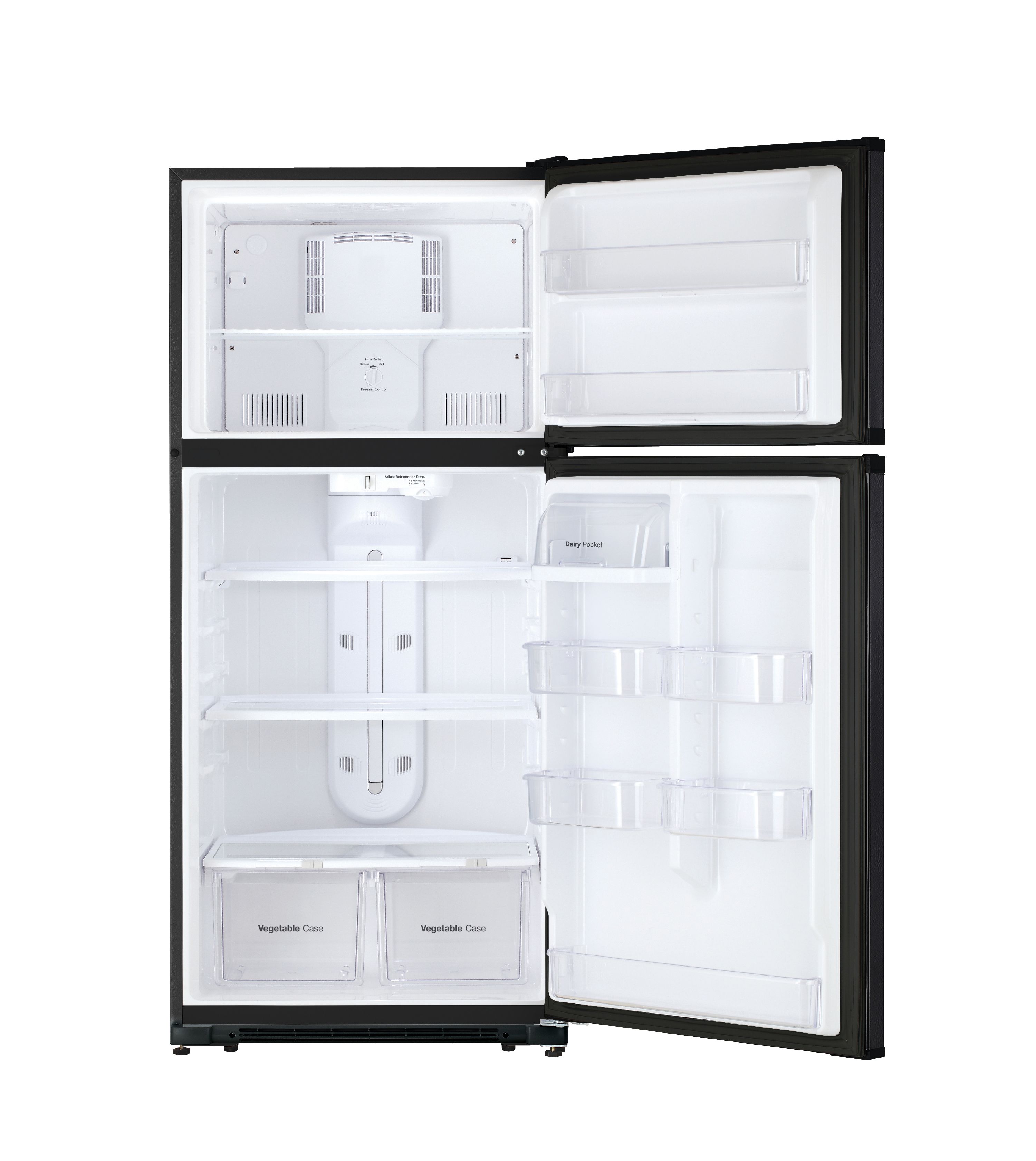 Daewoo RTE18GBWCD 18 Cu. Ft. Top Mount Freezer Refrigerator - White