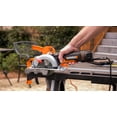thumbnail image 6 of WORX WX439L 4.5 Inch and 4.5 Amp One Hand Compact Circular Saw, Black and Orange, 6 of 7