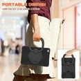 thumbnail image 5 of XYX Case for Samsung Galaxy Tab A 8.0 2019 SM-T290/SM-T295, 360 Degree Rotating Hand Grip Shockproof Cover with Shoulder Strap, Black, 5 of 7