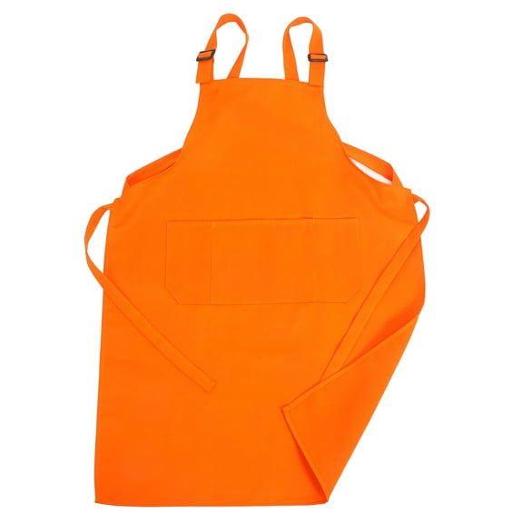 Adjustable Women’s Kitchen Apron with Front Pocket, Chef Apron for Cooking, and Simple Design