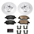 thumbnail image 2 of PowerStop Rear Geomet Coated Brake Rotor and Pad Kit Fits: Select Models CRK6800, 2 of 4
