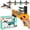 Blue, variant on Airplane Toy Plane Ejection Glider Launcher For Kids Outdoors - Orange