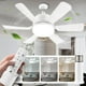 thumbnail image 1 of Ventilador de Techo con Luz Blanco Control Remoto Brillo Regulable 3000K-6500K 40W Tres Velocidades, 1 of 8