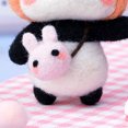 thumbnail image 4 of Kit Needle Felting Kit DIY Handmade Wool Pedant Materials Cartoon Panda Shape for Beginners, 4 of 5