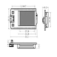 thumbnail image 3 of SX1262 ESP32 OLED WIFI LoRa V3 Development Board 0.96 Inch OLED Display BT+WIFI Lora Kit for , 868MHz, 3 of 5