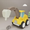 thumbnail image 3 of Milaget Engineering Pull Back Car Friction Power Engineering Toys Learning Toy Drill truck, 3 of 8