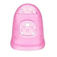 thumbnail image 1 of serony Protège-Doigts en Silicone pour Guitare, Protection Antidérapante pour Ukulélé, Doigts Creusés Transparents Non Allergéniques Réutilisables Rose TG, 1 of 5