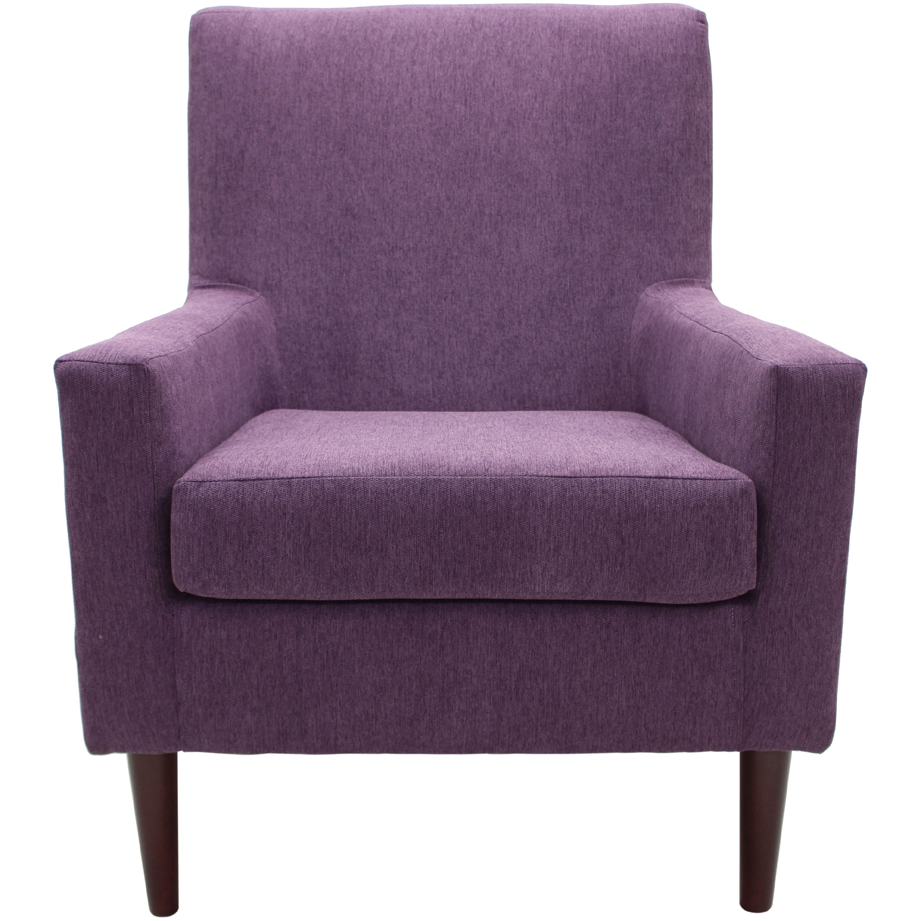 Fox Hill Trading Emma Lounge Chair, Eggplant