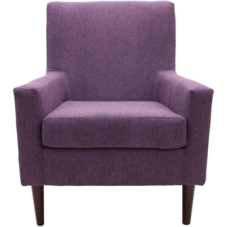 Eggplant velvet chair sale