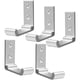 thumbnail image 2 of Juego de 5 piezas de 214 ganchos para abrigos plegables grandes de cabeza redonda - plata mate Xemadio 2035026-3, 2 of 9