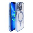 thumbnail image 2 of Funda transparente delgada de silicona a prueba de golpes de lujo con protector de cámara Logo Hole Case para Iphone 14 Pro Max para Samsung S23, 2 of 4