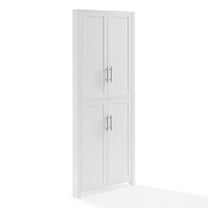 Crosley Furniture Savannah Corner Pantry White
