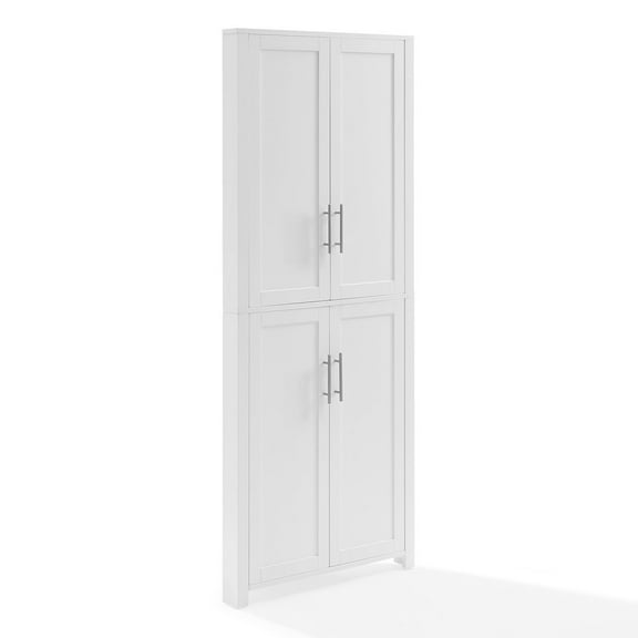 Crosley Furniture Savannah Corner Pantry White