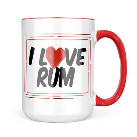 

Neonblond I Love Rum Mug gift for Coffee Tea lovers