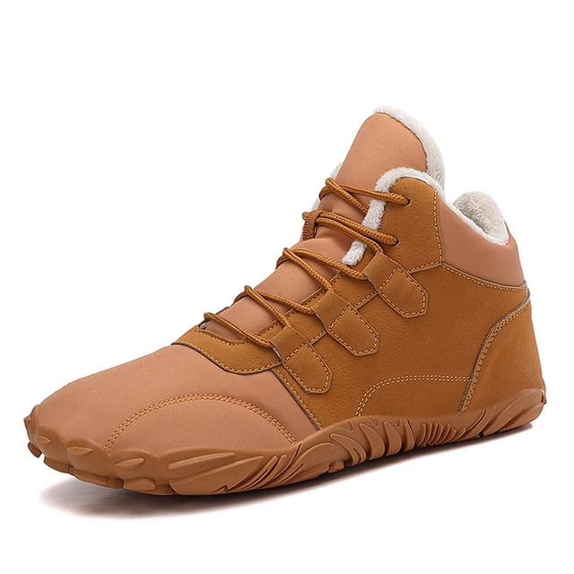 Mareep Man Solid Color Drawstring Warm Cotton Boots Fleecing Intensification Snow Boots Beautiful Gift Shoes Clearance