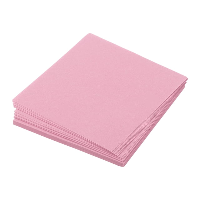 Uxcell Papel de Origami Doble Cara para Proyecto de Arte y Manualidades para Principiantes 50 Hojas Rosa 2x2 pulgadas
