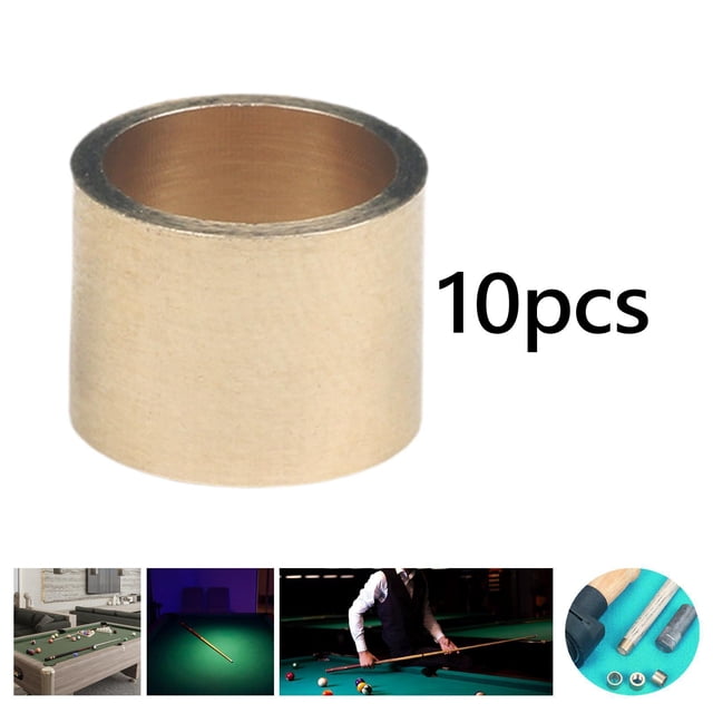 10pcs billard cue stick ferrules piscina ferrules férulas livianas accesorios de reparación de reparación de ferrules portátiles ferrules Dia 11 mm