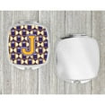 thumbnail image 4 of Letter J Football Purple and Gold Compact Mirror CJ1064-JSCM, 4 of 4