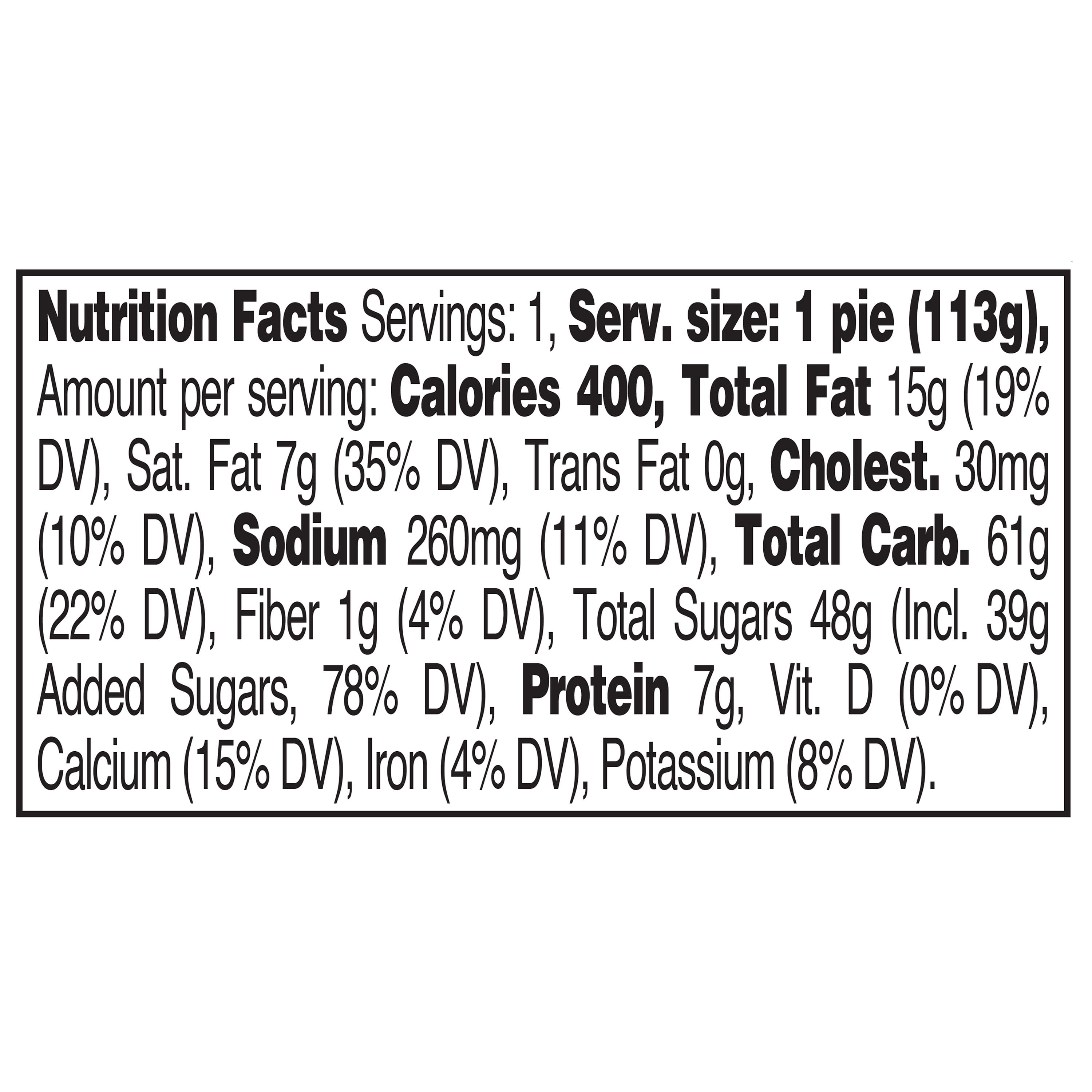 Marketside 4-Inch Mini Key Lime Baked Pie, 4 oz Tray (Refrigerated)