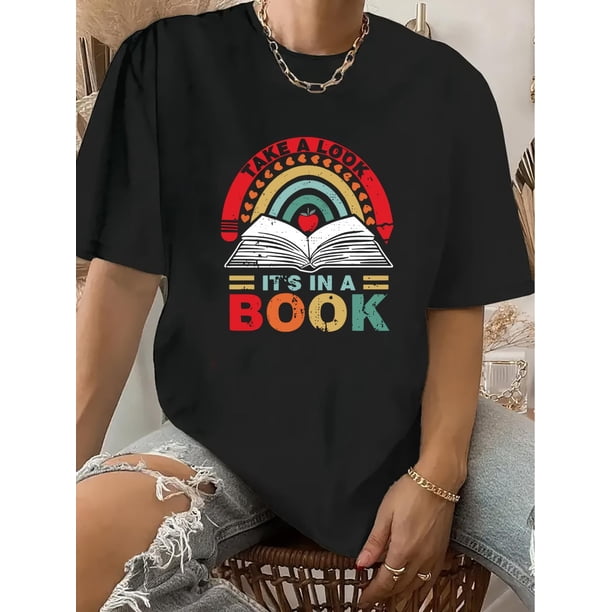 Deer Chives Directional Is a Round-Neck Short-Sleeve T-Shirt, a Vintage Casual Printed Top for Women.