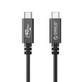 thumbnail image 1 of ORICO USB4 to USB C Cable PD100W Fast Charge 40Gbps Data Sync 0.98ft, 1 of 7