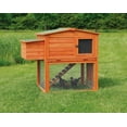 TRIXIE natura Chicken Coop Peaked Roof 2Story with Integrated Outdoor