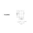 thumbnail image 2 of Dawn NI140903 Douche en Acier Inoxydable&44; Niche, 2 of 2