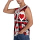 thumbnail image 3 of Fotbe Buffalo Plaid Love And Gnome Men's Camiseta sin Mangas Estampada para Hombres, Playera Casual para Gimnasio, Entrenamiento, Playa-Medium, 3 of 7