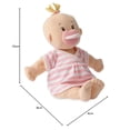 thumbnail image 3 of Manhattan Toy Baby Stella Soft Primera muñeca bebé para edades de 1 año en adelante, 15", melocotón, 3 of 3