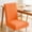 Orange, variant on Elastic Dining Chair Covers, Stretchable Seat Slipcovers for Kitchen and Restaurant, Washable Fabric Protector with Leaf Pattern, Orange Wine Red Mint Green, Easy Fit