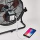thumbnail image 5 of Ventilador recargable portátil Whirlwind Life, funciona de 5 a 24 horas, ideal para uso al aire libre: camping, patio, pesca; Salida USB para cargar el teléfono, 5 of 5