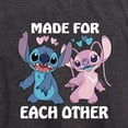 thumbnail image 3 of Lilo & Stitch - Made For Each Other - Women's Short Sleeve Graphic T-Shirt, 3 of 5