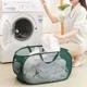 thumbnail image 2 of Cesta de lavandería plegable horizontal de tela de malla, cesto de ropa transpirable, cestas de almacenamiento de gran capacidad, accesorios para el hogar, 2 of 5