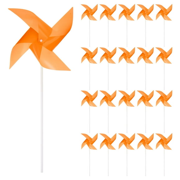 50pcs 15' x 7.5' Molinos de Viento Unique Bargains para el Jardín Color Naranja