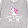 thumbnail image 3 of Inktastic Grammy and Grandpa Love Me Girl Unicorn Toddler Sweatshirt, 3 of 4