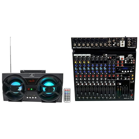 Peavey PV 14AT PV14AT Mixer, USB,Compressor/Effects+Bluetooth+AutoTune+Speaker !