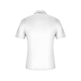 thumbnail image 5 of Mens Knit Polo Shirts Casual Short Sleeve Button Down Polo Shirt Performance Golf Polo Shirt Moisture Wicking Quick Dry Short For Men Casual Activewear White S, 5 of 6