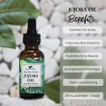thumbnail image 2 of Aceite de Jojoba Puro Org&aacute;nico &ndash; Jojoba Oil Natural para Cara, Cabello, U&ntilde;as y Cuerpo &ndash; Hidratante, Nutritivo, Antienvejecimiento y Rico en Vitamina E &nd, 2 of 6