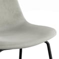 thumbnail image 6 of Pemberly Row Velvet Performance Counter Height Stools (Set of 2) in Silver, 6 of 7