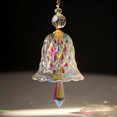 thumbnail image 2 of Campana de viento de cristal de arcoíris para colgar en la ventana, colgante de vidrio, atrapasol, decoración navideña, 2 of 5