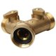 thumbnail image 2 of Brass Manifold, 3/4" Tap Y Splitter Brass Manifold Two Way Washing Machine Hose Connector, 2 of 5