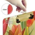 thumbnail image 3 of Tulip Floral Acrylic Clipboards A4 Standard Letter Size Clipboard 12.5" X 9" Clip Board for Students Teacher Office, 3 of 7