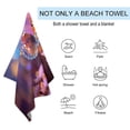 thumbnail image 2 of Wildflowers Butterfly Ultra Fine Fiber Beach Towels for Travel And Quick Drying Absorbent Towels for Swimming, 2 of 7