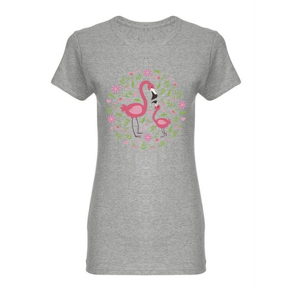 Cute Baby Flamingo Shaped T-Shirt Women -Image by Shutterstock, Female x-Large